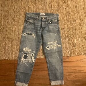 Moussy Vintage button fly distressed jeans size 26- very rare